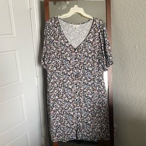 Maurices Floral T shirt dress